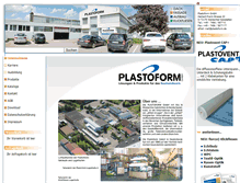Tablet Screenshot of plastoform.de